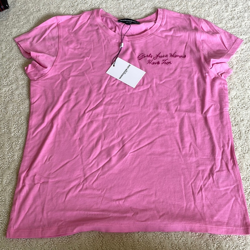 Generation love - girls just wanna have fun stitch tee
